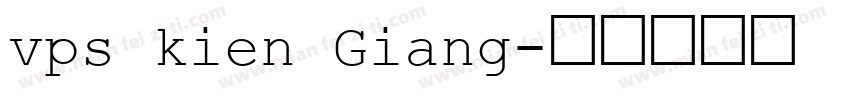 vps kien Giang字体转换